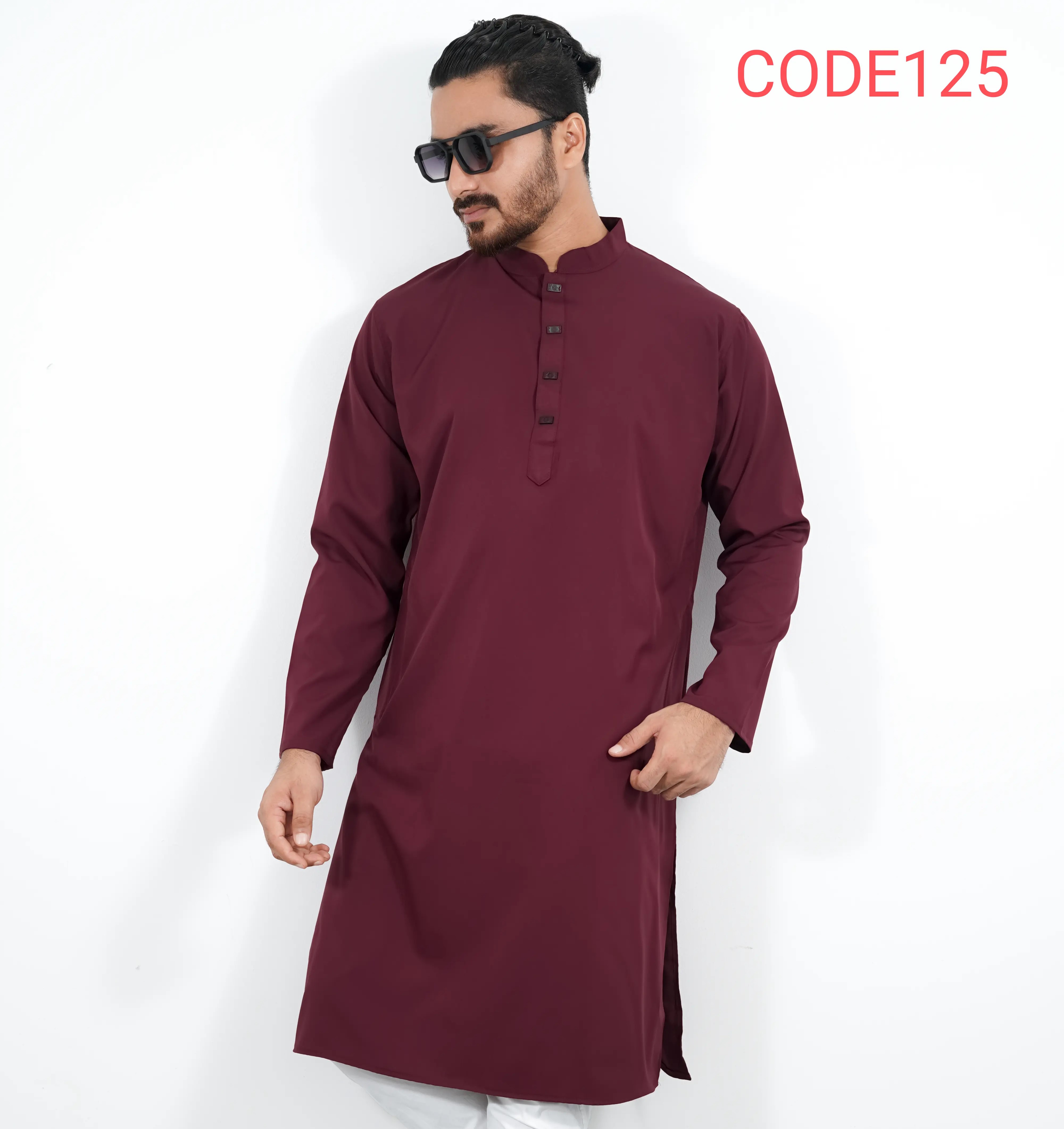 Premium Panjabi Marron